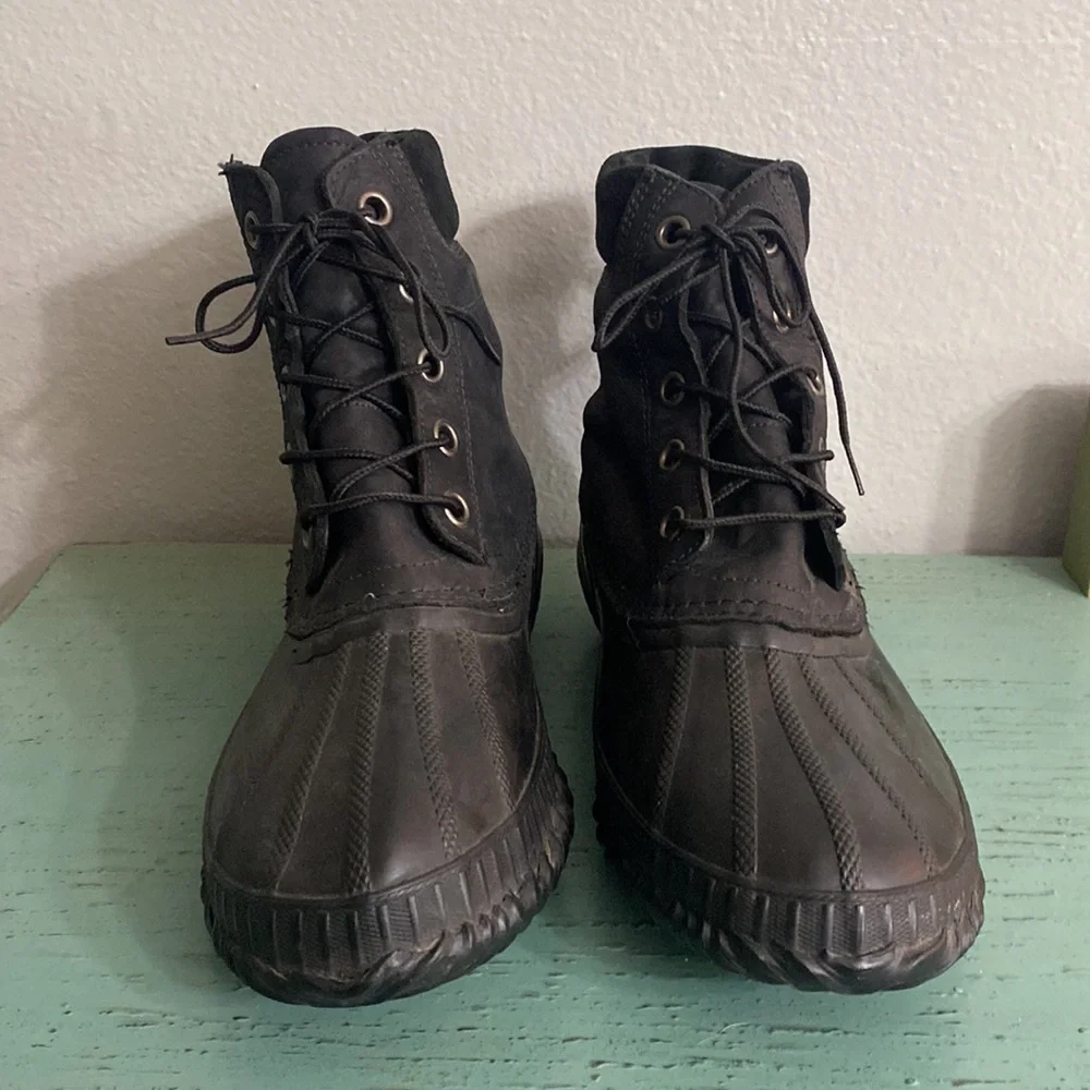 Men’s black Sorel boots SZ 11